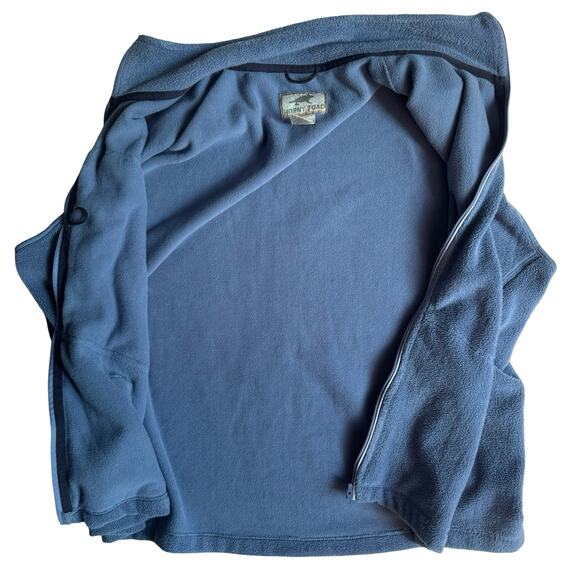 Vintage Horny Toad Blue Fleece Vest Men’s L Zip Up Outdoor Layer - Picture 6 of 9